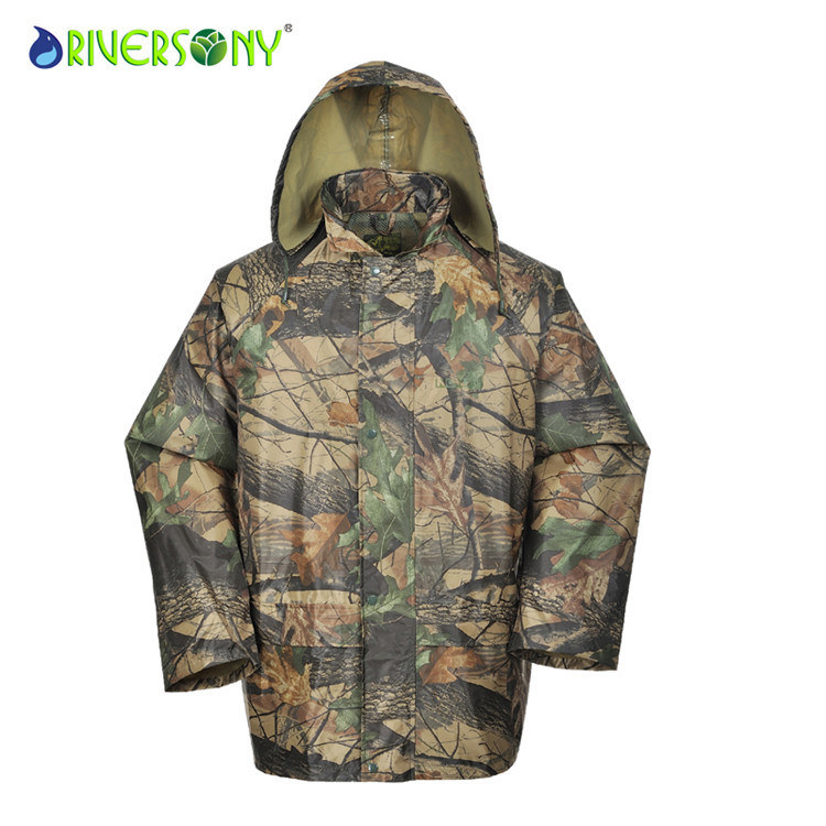 Stylish Camo Rainsuit for Men