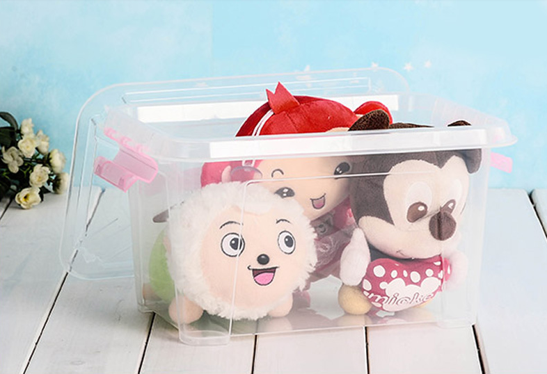 High Quality Household Products Plastic Storage Box Food Container Gift Packing Box with Handles