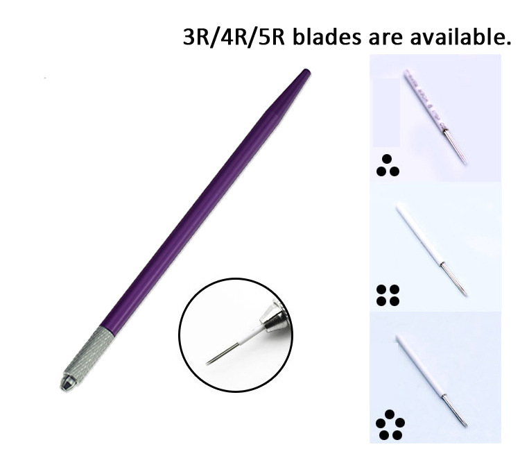 Low Cost Microblading Hand Tool Eyebrow Microblading Pen with One Needle Insert for Eyebrow Tattoo