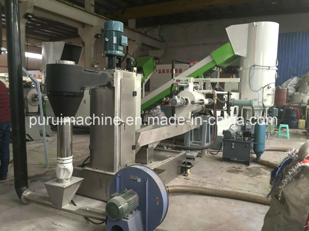 Plastic Recycling Granulating machine with Water Ring Die Face Cutting