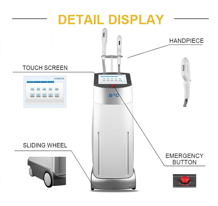 Fast and Painless Multifunction Shr and Vacuum IPL Hair Removal