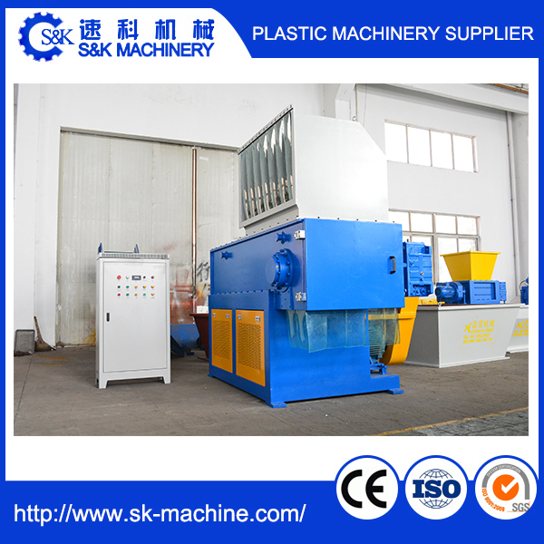 Single Shaft Shredder Recycling Machine for Electric Cable