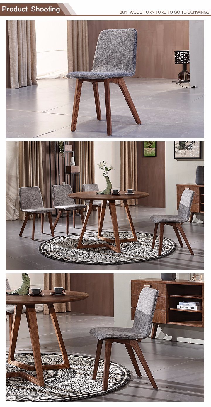 Contemporary and Contracted Solid Wood Dining Chair