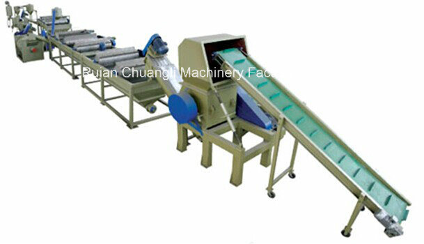 Auto Plastic PP/PE Film Crushing, Washing and Drying Machine