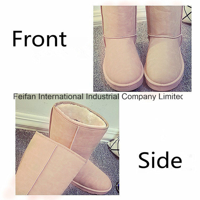 Warm Women Suede Leisure Snow Boots for Winter (FF-1)