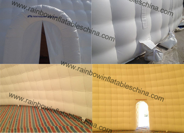 Multifunctional Igloo Inflatable Dome Tent for Outdoor Activities