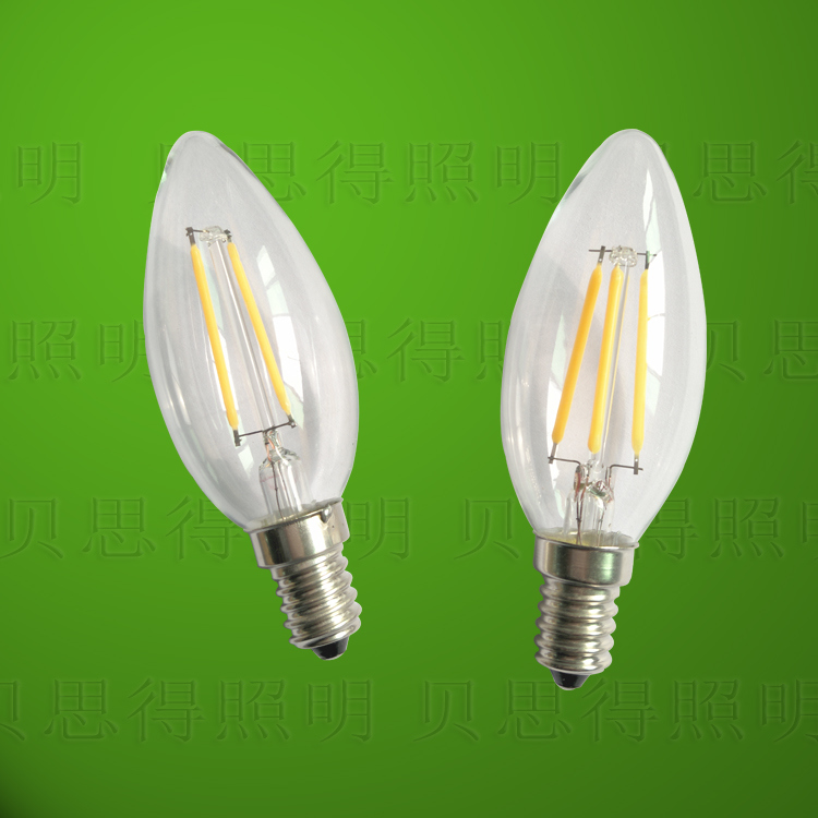 4W LED Filament Candle Bulb Light