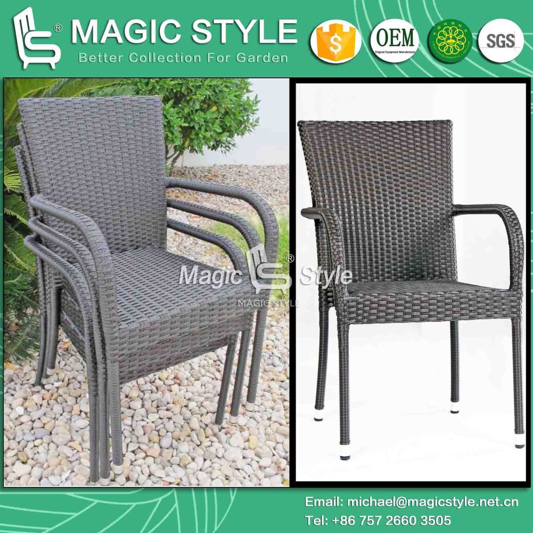 Promotional Chair Hot Sale Wicker Chair Dining Table Garden Chair (Magic Style)