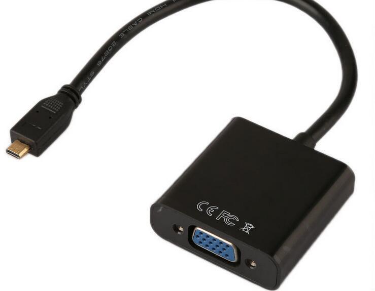 Micro HDMI to VGA Adapter Converter Adapter Cable