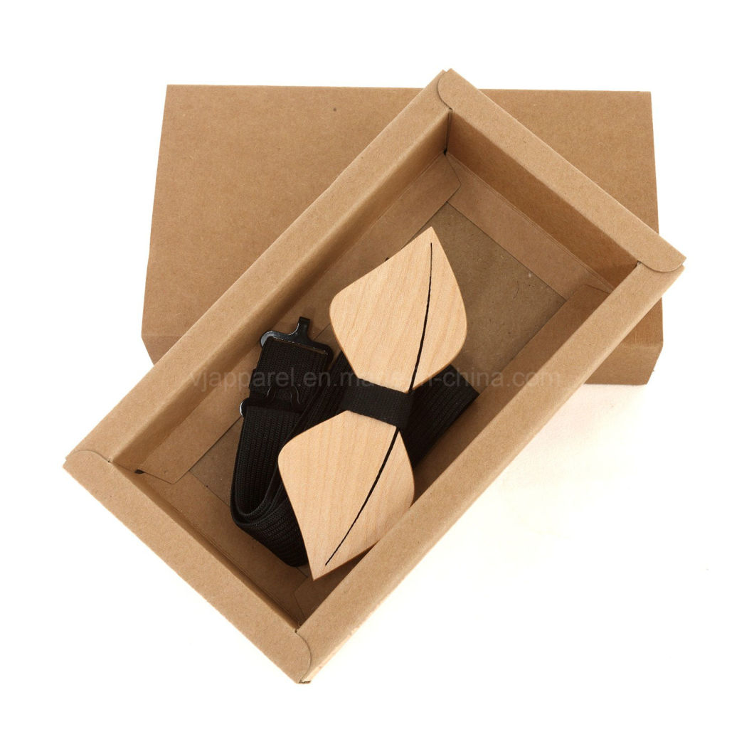 Wholesale Decorative Dotted Wooden Bow Tie for Suit Neck Tie