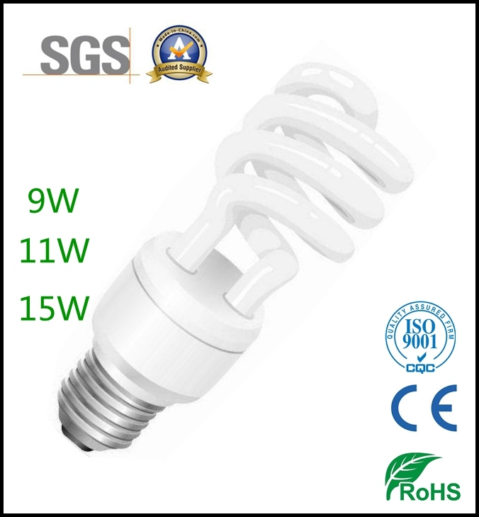 Half Spirl Energy Saving Bulbs Ce RoHS Approved