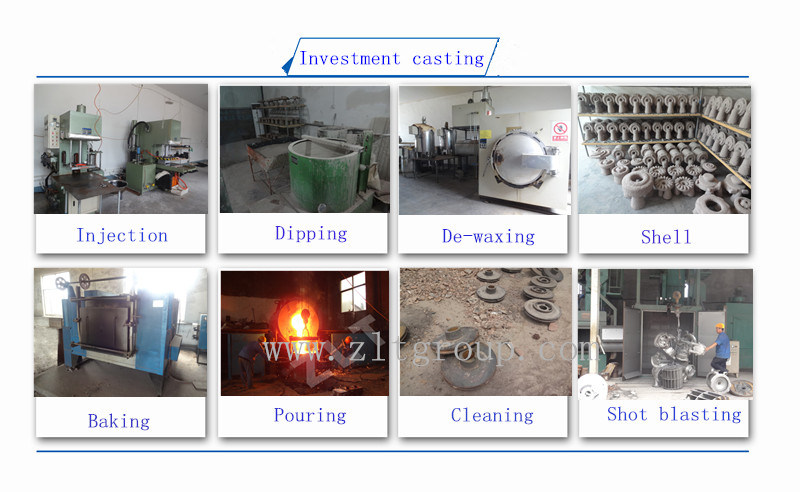 Stainless Steel Investment Casting Parts with CNC Machining in China