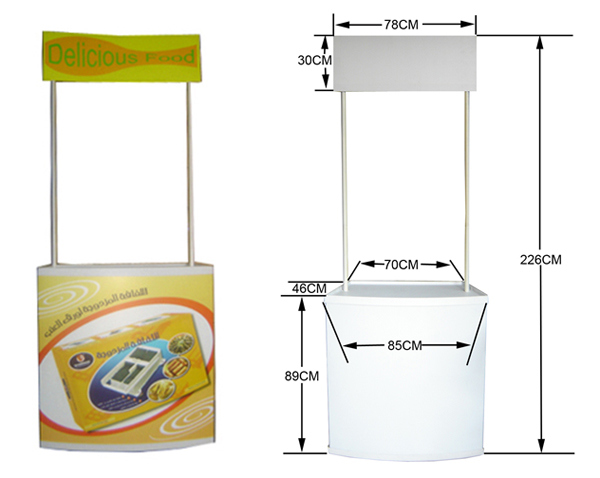 Plastic Demo Promotion Table for Supermarket (PM-02)