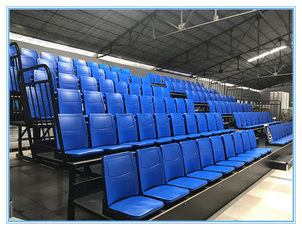 Indoor and Outdoor Retractable HDPE Gym Bleachers Stadium Seatings