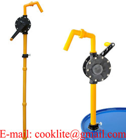 Anti-Corrosion PP (Polypropylene) Hand Rotary Drum Dispensing Pump RP-90PT