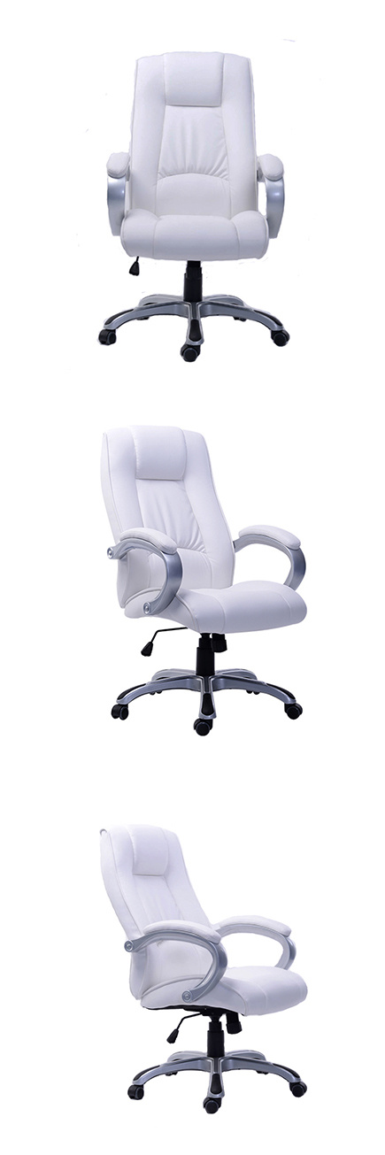 High Back Synthetic Leather Executive White Office Furniture Chair (FS-2030)