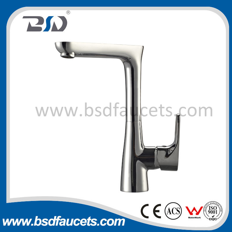 Single Lever High Spout Brass Kitchen Mixer