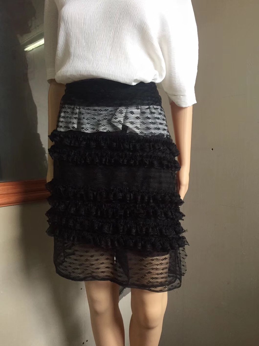 New Fashion Women Skirt Dressing Embroidery Fabric