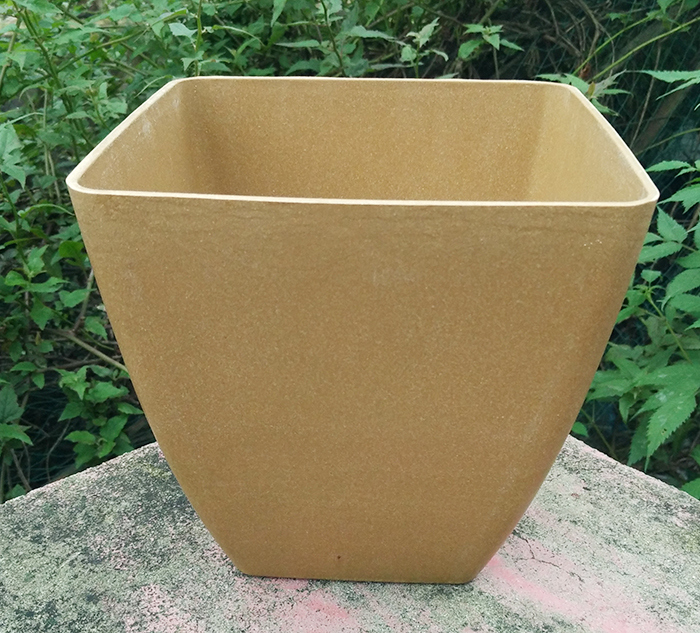 Eco-Friendly Bamboo Fiber Garden, Biodegradable Compostable Home Decoration Flower Pots (BC-FP1012)