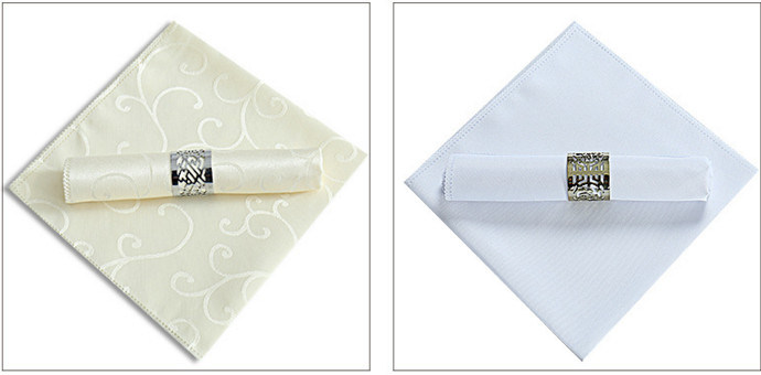 Restaurant White Cloth Table Linen and Napkin for Sale