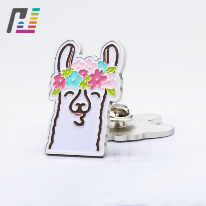 Customized Silver Plating Cartoon Metal Soft Enamel Lapel Pin