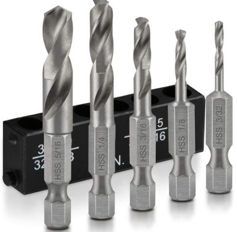Taladro helicoidal de vástago hexagonal Hex Shank Twist Drill