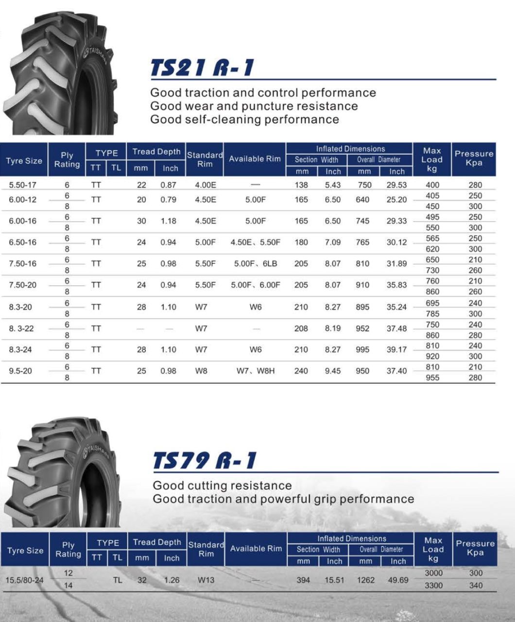 Agriculture Tyre/Farm Implement Tyre/Irrigation Tyre/Tractor Tyre/Forest Tyre