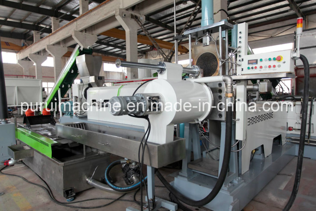 Single Screw Plastic Granulating Machine with Capacity 500kg Per Hour