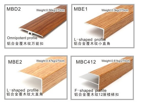 Wearable Wood Pattern Flooring Profiles for All Thickness Flooring