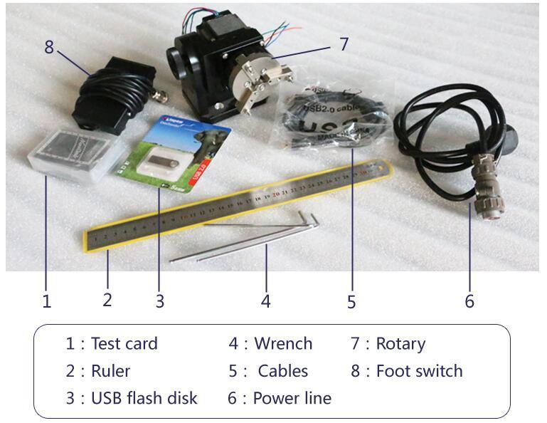 Air Cooling 20W Desktop Laser Marking Machine with LCD Screen