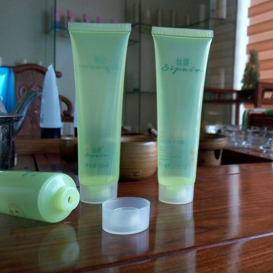 60ml Colored Clear Transparent Cosmetic Tube for Packaging