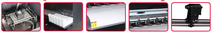 6 Color Digital Flex Banner Printing Machine Price Eco Solvent Model 1.6m 1.9m Available
