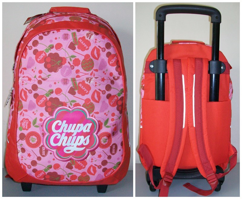 Travel School Student Trolley Backpack Luggage Bag for Stationery