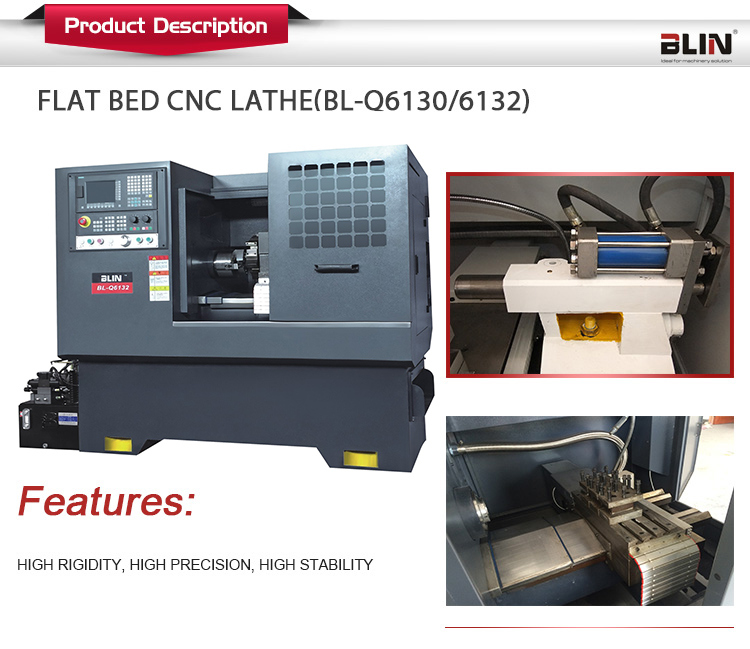 Bl-Q6130/Q6132 High Accuracy China Precision Small Mini CNC Horizontal Lathe Machine Price