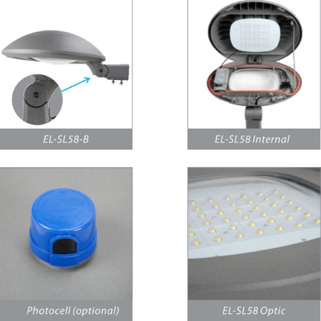 Outdoor IP66 Waterproof 50W Garden Light Park Road Light LED Post Top Light RoHS Ce UL Approve