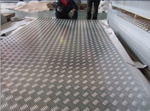 Aluminum Tread Plate for Flooring&Aluminum Checkered Plate (small 5-bar, bright)