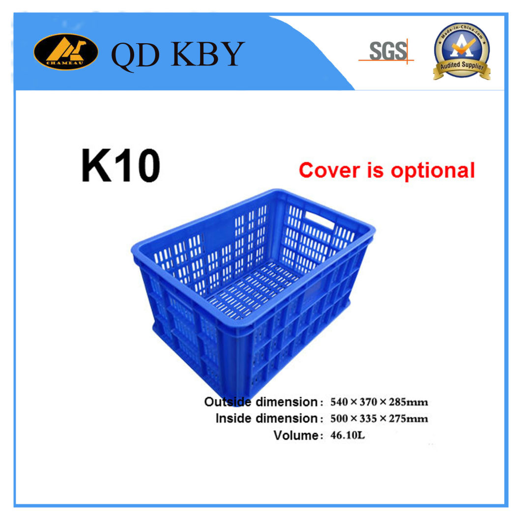 K10 Vegetable and Fruit Folding Storage Plastic Turnover Crates