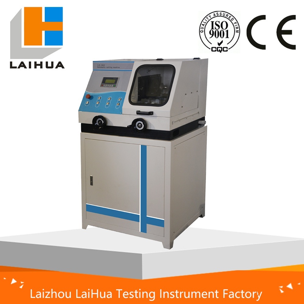 Q-80z LCD Screen Manual/Automatic Metallographic Sample Cutting Machine for Lab Sample Preparation