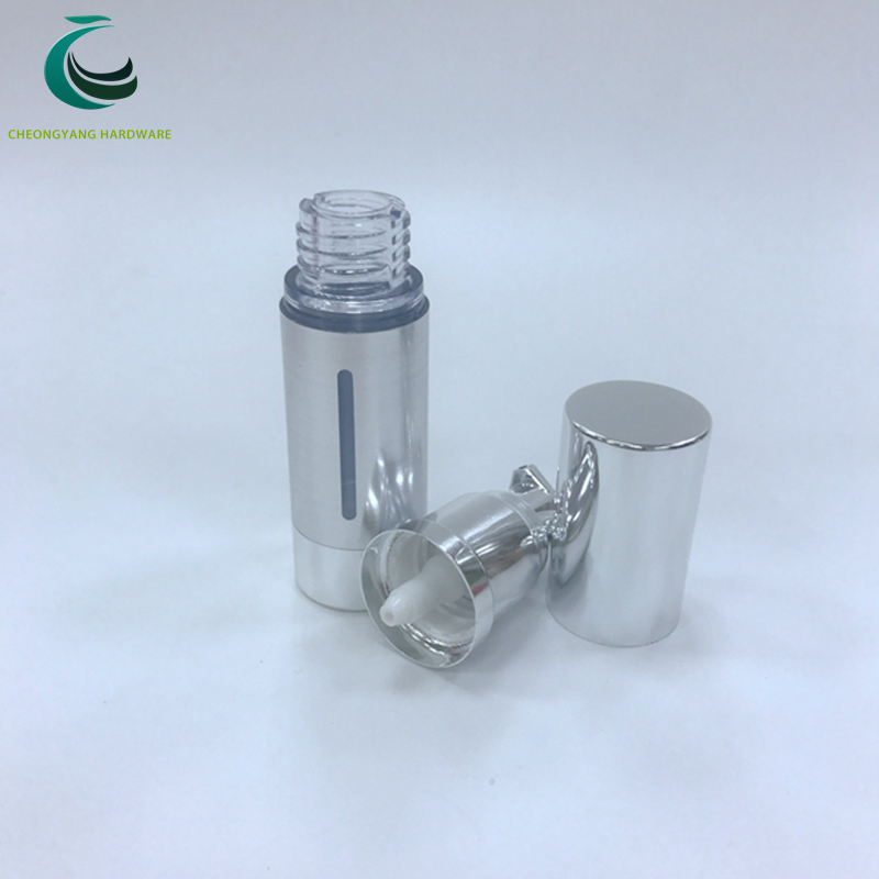 China Factory Screw Type Small Plastic as Pump Spray Aluminum Plastic Cosmetic Airless Bottle