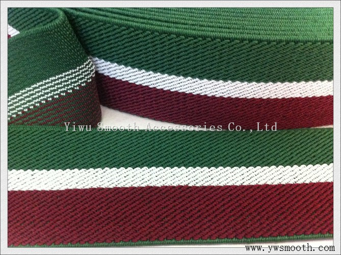 Fashion Multicolor Woven Wide Elastic Band Use for Clothes Accessories