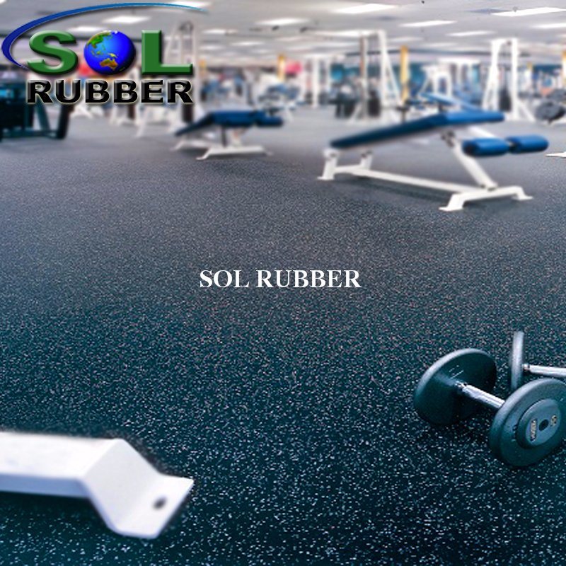 Certificated High Standard Indoor Gym Rubber Flooring Mat Roll