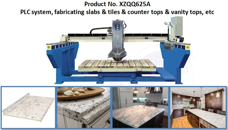 Premium USA Standard Stone Bridge Saw Cutting Granite Marble Quartz Stones (XZQQ625A)