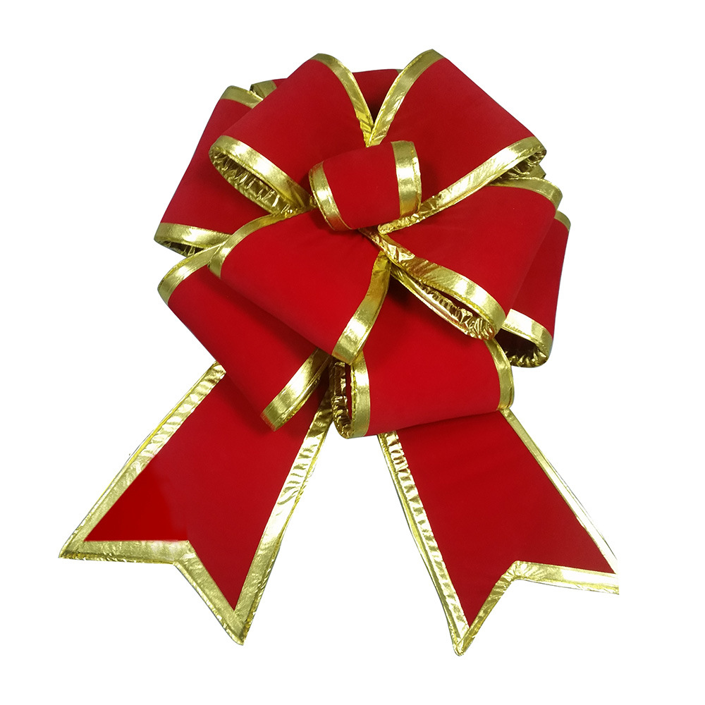 Handmade Velvet Red Christmas Decoration Bow Wholesale