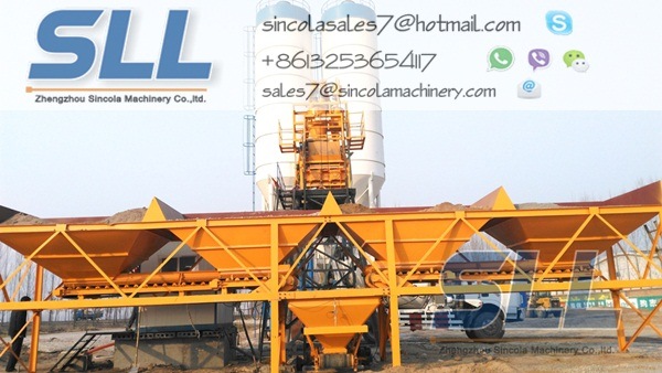 90m3/H Automatic Concrete Cement Batching Plant Building