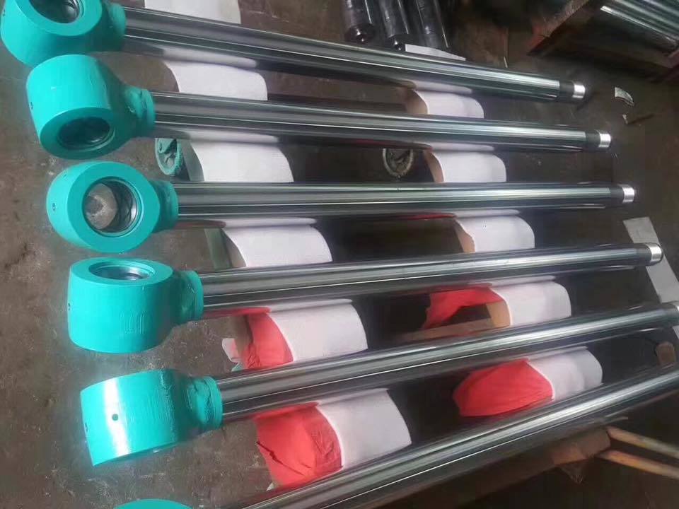 Double Acting Flange Piston Hydraulic Cylinder for Caterpillars Bulldozer Boom