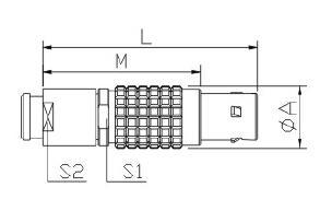 8 Way Power Connector Plug for Medical Instrument