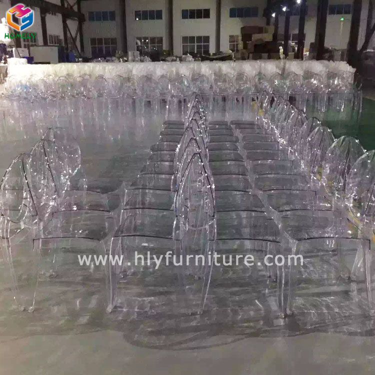 High Quality Acrylic Resin Ghost Chair Without Armrest