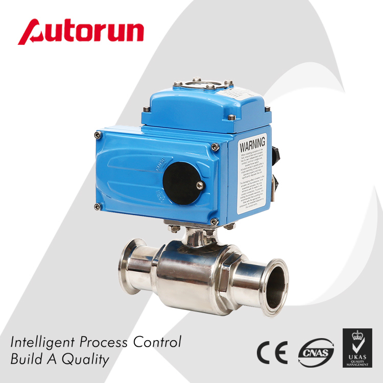 Electric Sanitary Hoop Connection Ball Valve