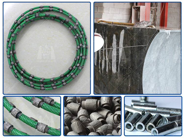 2016 New Diamond Closed Wire Saw for Granite Marble Sandstone