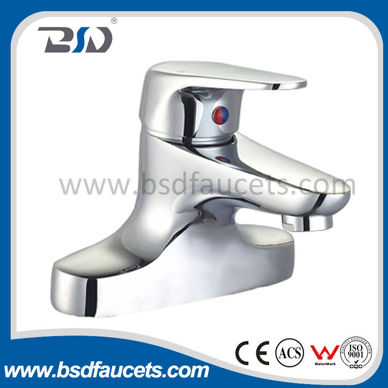 Bathroom Single Handle Two Holes Basin Sink Faucet Mixer Tap